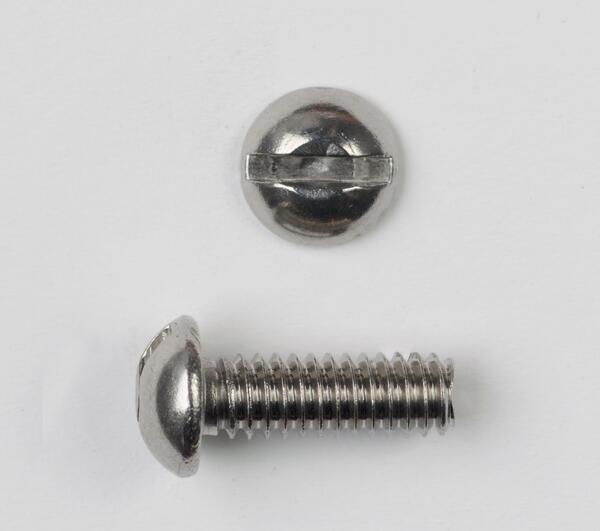 14X38RHSMSSS 1/4-20 X 3/8 ROUND HEAD SLOT MACHINE SCREW 18-8 STAINLESS STEEL